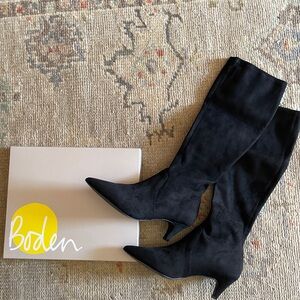 Boden stretch kitten heel tall boots
